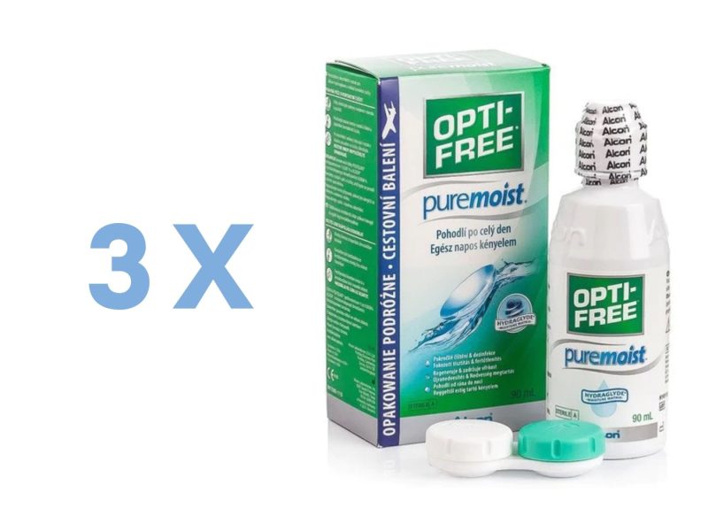 OPTI-FREE PureMoist (3 x 90 ml)