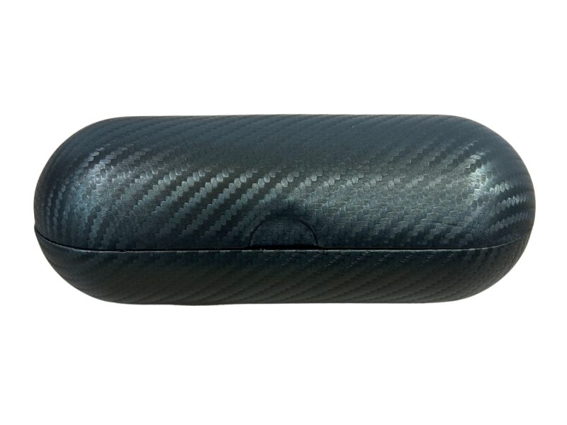 Glasses case with carbon pattern, hard case