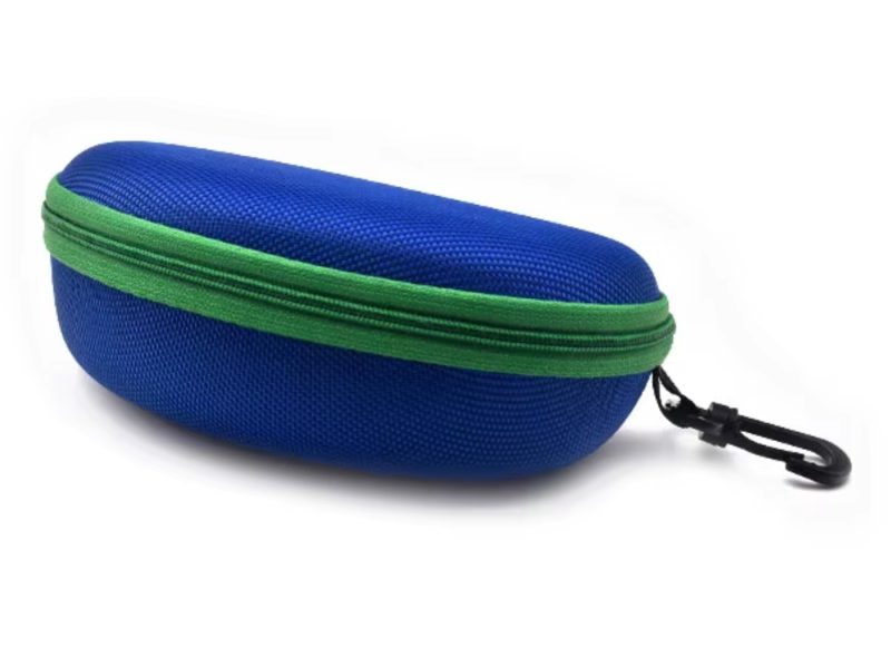 Glasses case waterproof blue/green
