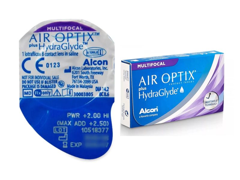 Air Optix plus HydraGlyde Multifocal (1 sočiva)