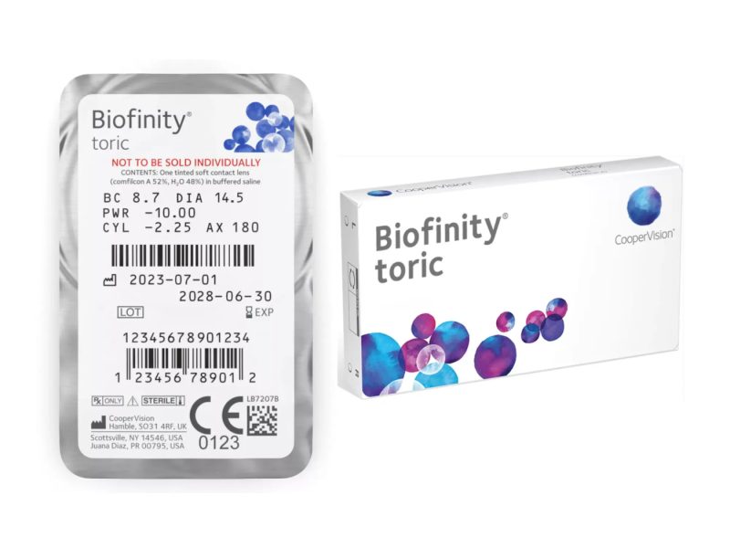 Biofinity Toric (1 sočiva)